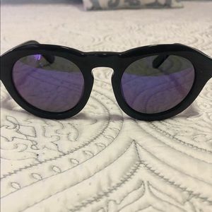 DIFF Eyewear Purple Sunglasses